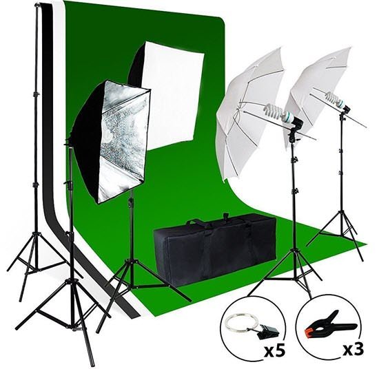 LimoStudio Umbrella Softbox Lighting Kit