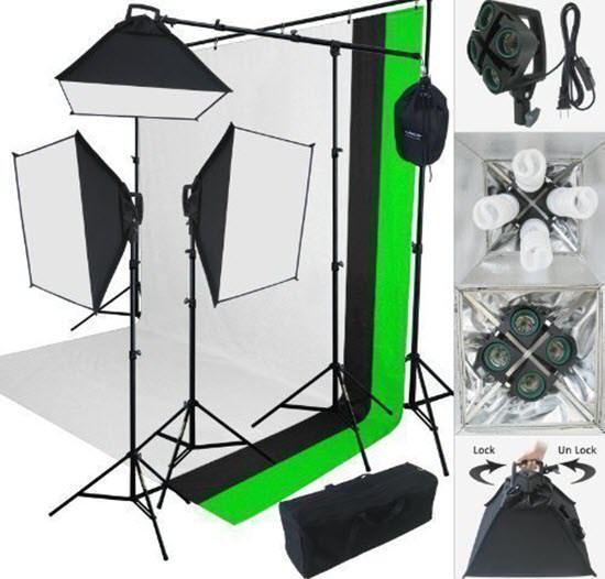 Lincostore Photography Studio Lighting Kit